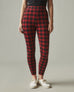 Women's Holiday Legging - Red Tartan